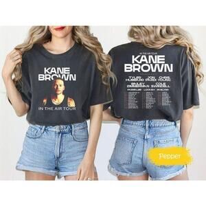 Kane Brown In The Air Tour  Country Music 2 Sided Fan T-Shirt